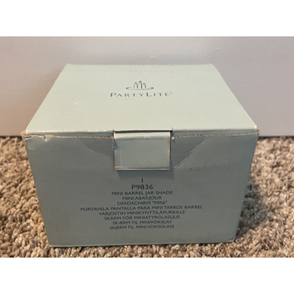 Partylite Mini Barrel Jar Shade Retired P9836 - Picture 5 of 7